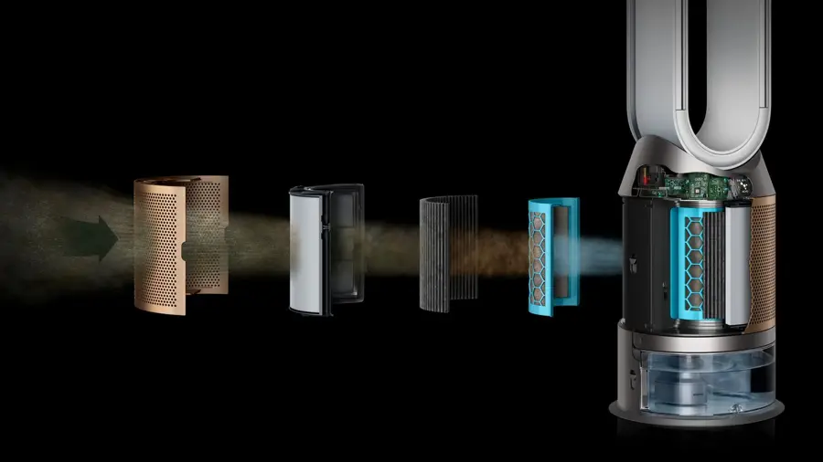 Oczyszczacz powietrza i wentylator z funkcją nawilżania Dyson Purifier Humidify+Cool Formaldehyde PH04